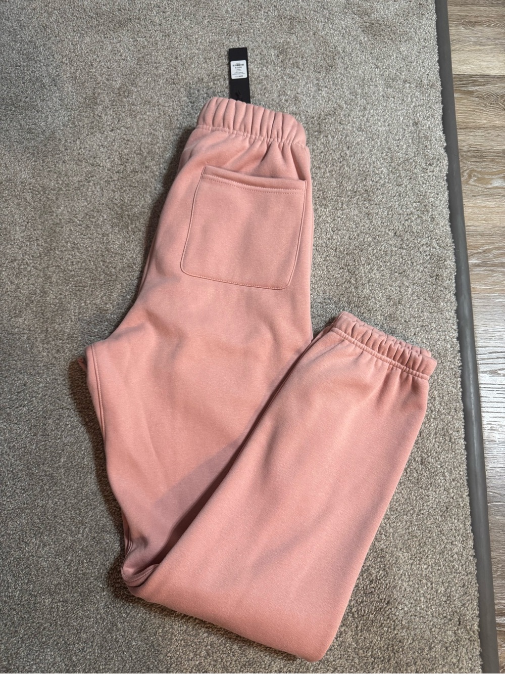 Fashion Nova Men's Dusty Pink Fleece Joggers